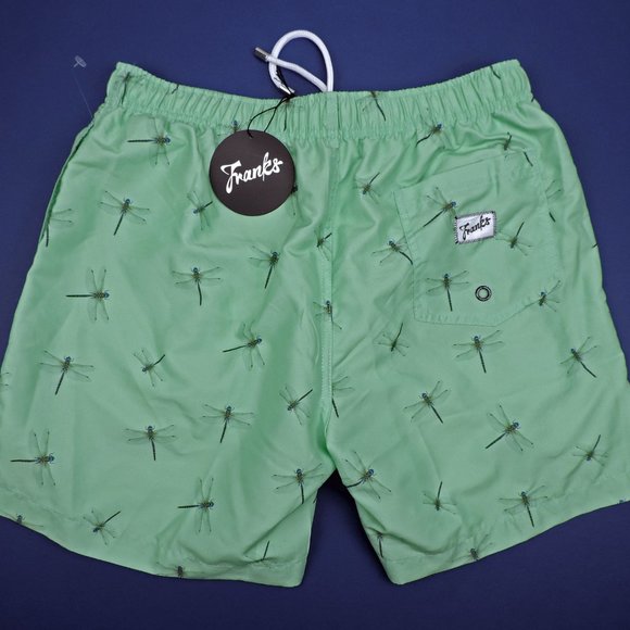 Franks Dragonfly Swim Trunks NWT L (Runs small)